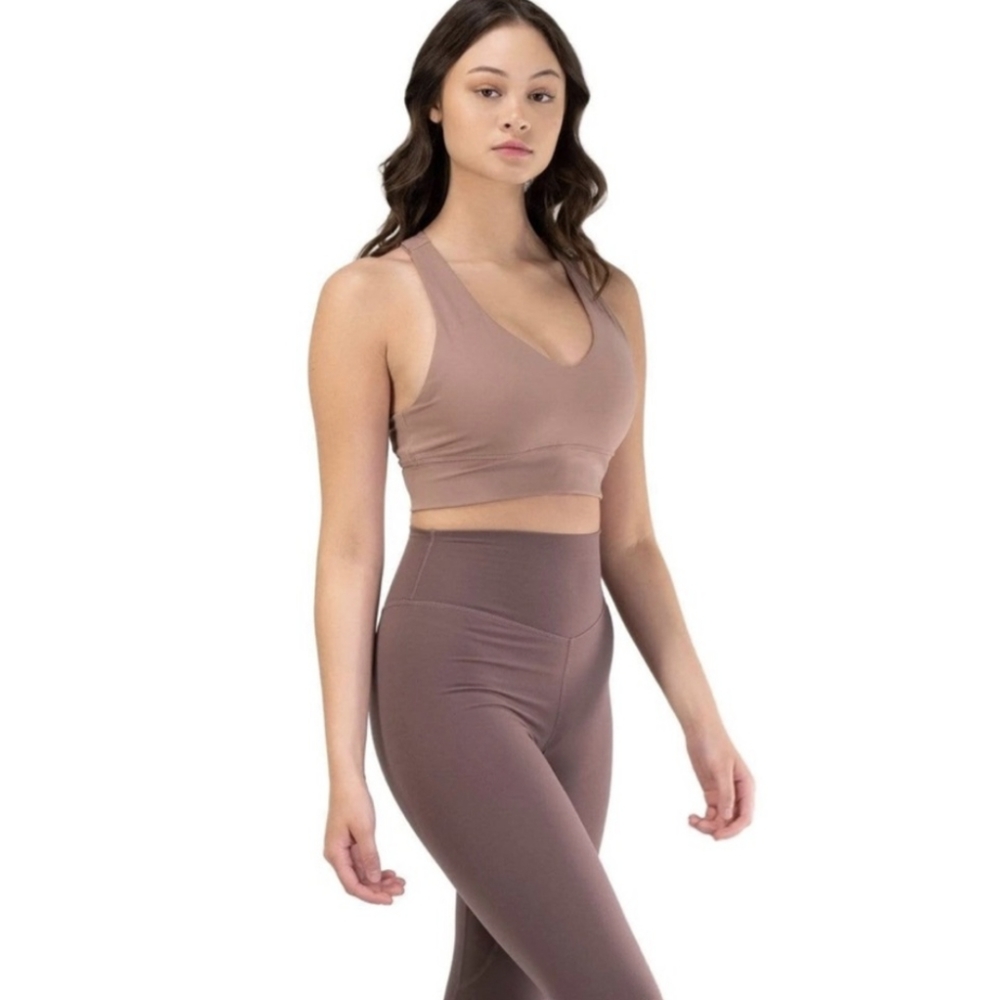 Balance Athletica Isla Bra In the Color Stone Size Extra Small
